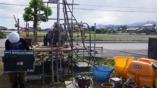 黒瀬川河川総合交付金（ユリノキ橋）地質調査　完了しました。