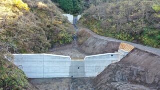 水源地域整備「東城」渓間工事が完了しました。