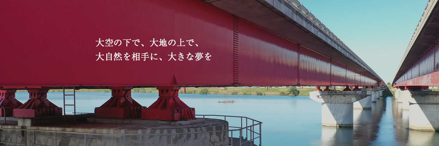 大空の下で、大地の上で、大自然を相手に、大きな夢を